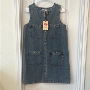 Entro Blue Sheath Dress Sleeveless Scoop Neck Casual